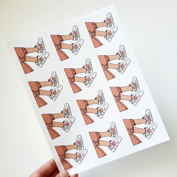 LB018 PoshStyle Sneaker Sticker [Price Firm] - Picture 4 of 8